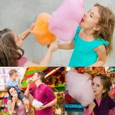 Компактный аппарат для сахарной ваты Safmax, 500 Вт, кварцевый нагрев, лёгкий в использовании Одесса - изображение 5