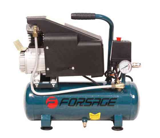 Компрессор 9л поршневой с прямым приводом (0,75 кВт,ресивер 9л,8 бар,220В) Forsage F-BM9L Одесса