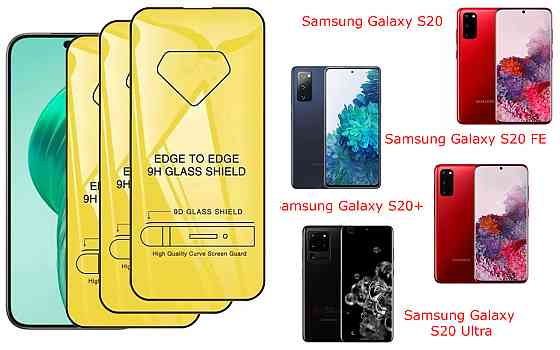 Захисне скло DefenzoGlass для Samsung Galaxy S20, S20 FE, S20+, S20 Ultra – подвійна міцність Київ