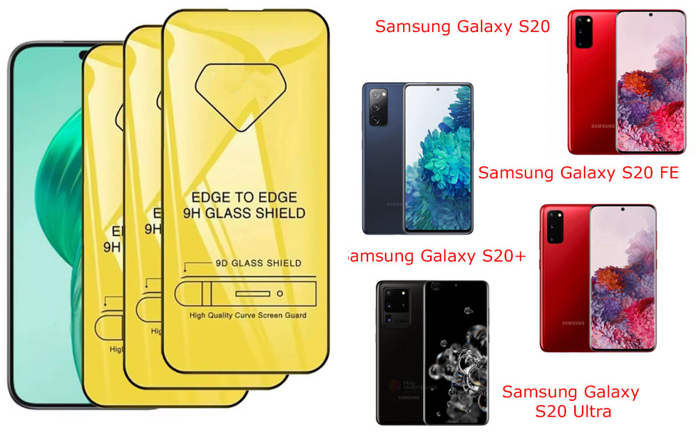 Защитное стекло DefenzoGlass для Samsung Galaxy S20, S20 FE, S20+, S20 Ultra – двойная прочность Киев - изображение 3