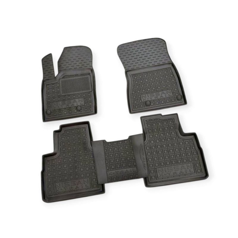 Килимки nissan x-trail 2022-> борт 2,5 см, з перемичкою салону Мукачево - фото 1