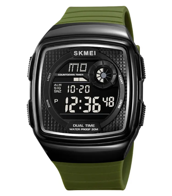 Часы мужские наручные спортивные Skmei 2208 (Зеленый) Винница - изображение 1