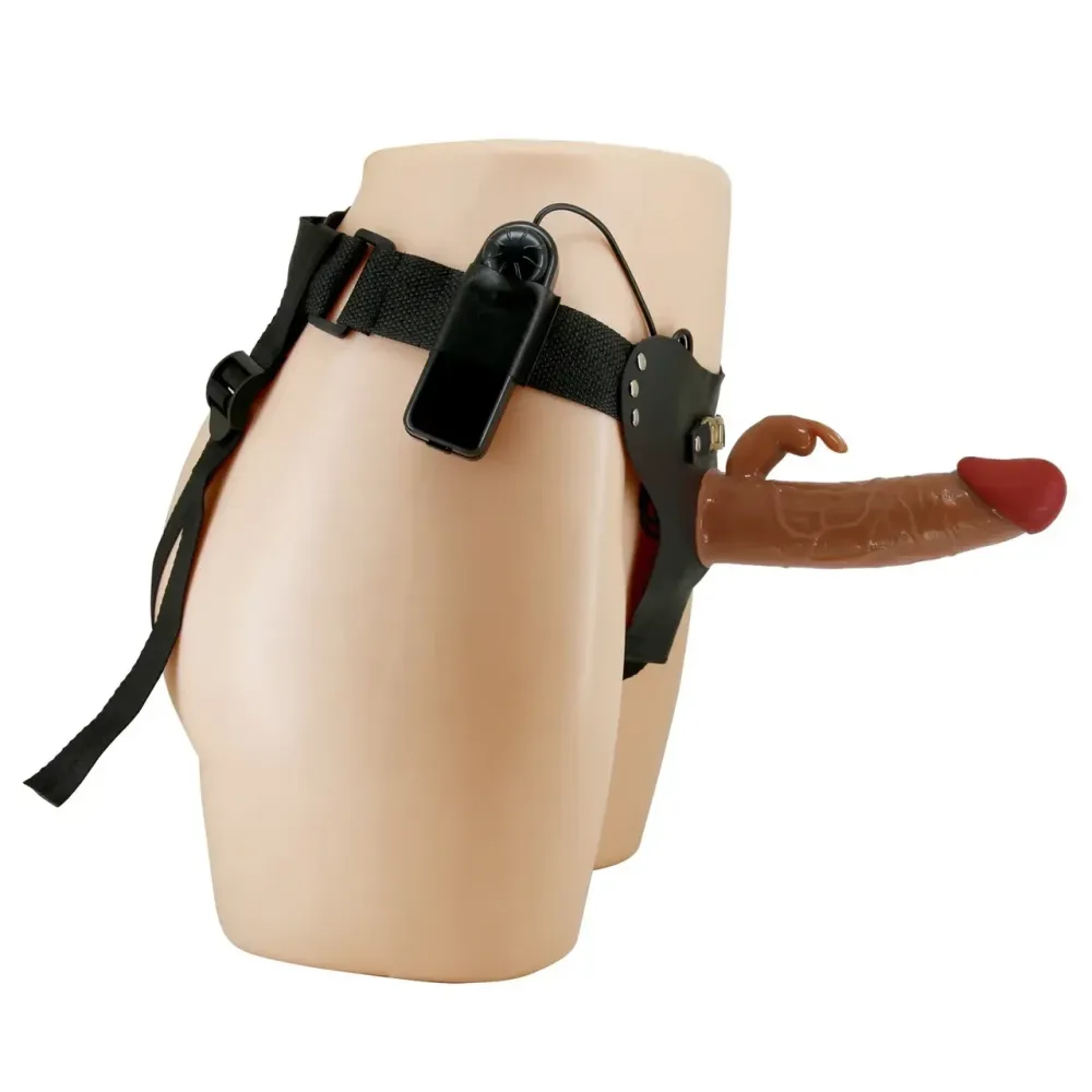Страпон унисекс с вибростимуляцией Pretty Love - Marion Universal Strap-On Harness, Dildo 7.4'' Sex Aura Киев - изображение 6