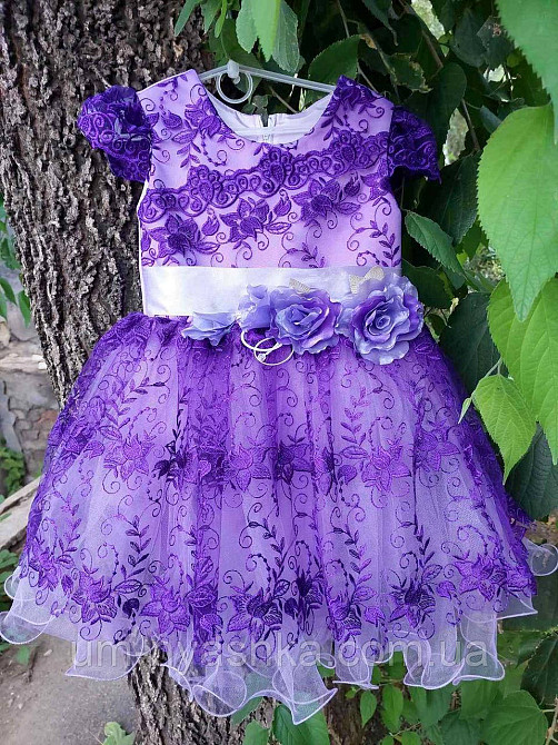 Лавандова пишна сукня Кривий Ріг - фото 1