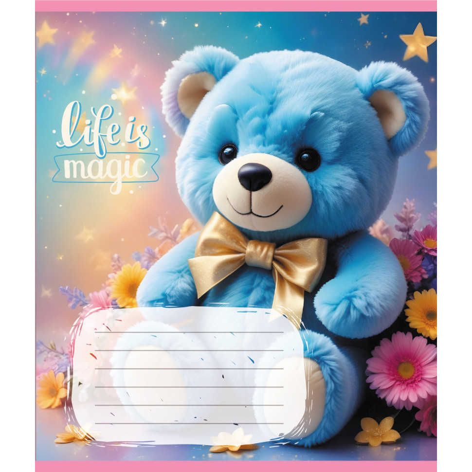 Зошит учнівський "Тедді" 012-500363K-1 в клітинку, 12 аркушів Вінниця - фото 1