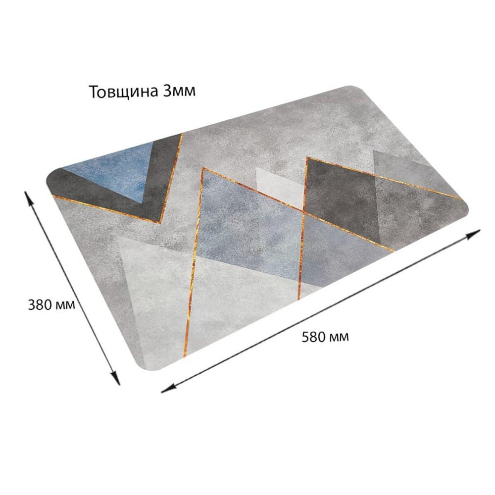 Влагопоглощающий коврик 38х58х3мм (D) SW-00001560 Днепр - изображение 3