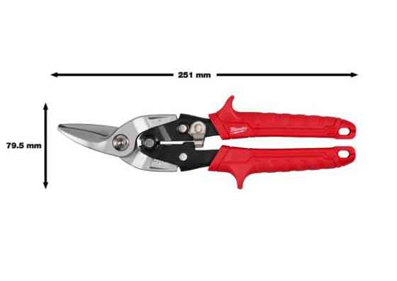 Набір ножиць по металу MILWAUKEE, (3шт) (прямий / правий / лівий різ) Одесса