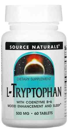 Триптофан коферментной  Source Naturals L-Tryptophan with Coenzyme B-6 500 мг 60 таб Київ