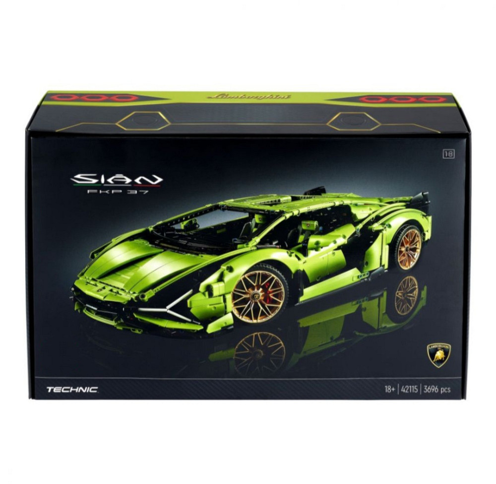 Конструктор машинка Technik  Lamborghini Sian FKP 37 3696 деталей, розмір 1:8  Ламборджині FKP 37 Київ - фото 2