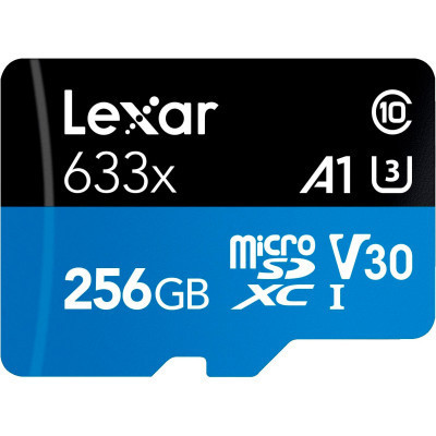 Карта пам&apos;яті Lexar 256GB microSDXC class 10 UHS-I 633x (LSDMI256BB633A) Вінниця - фото 1