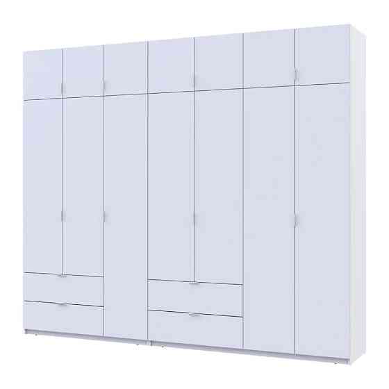 Шкаф для одежды Doros Лукас Белый 3+4 ДСП 280х50х240 DRS-011686 (42005118) Днепр