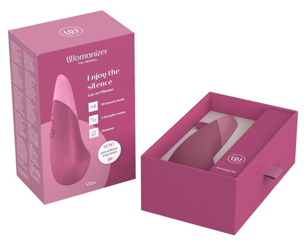 Мінівібратор Womanizer Vibe Dusky Pink, 3 авторежими + 10 рівнів інтенсивності Sex Aura Київ - фото 8