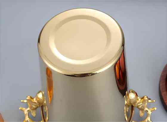 Кулер RESTEQ 5л из нержавеющей стали для охлаждения бутылок, подставка под алкоголь, золотого цвета Киев