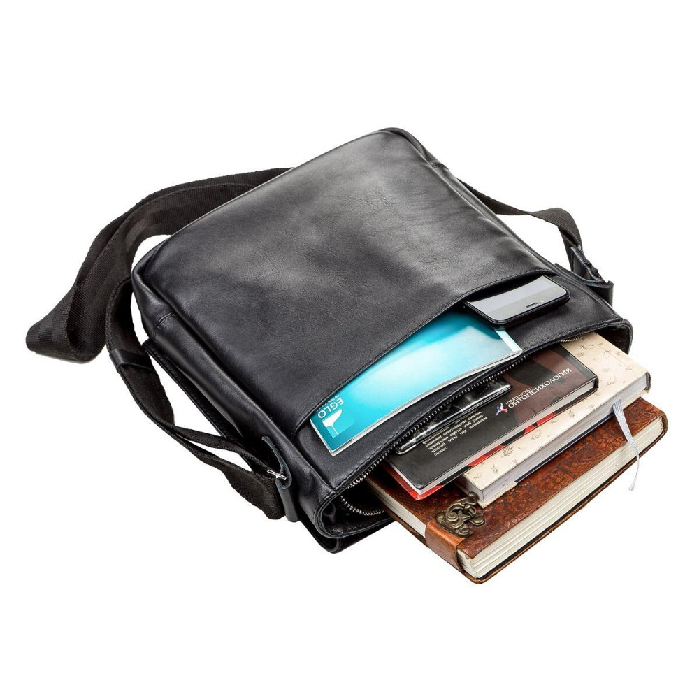 Сумка чоловіча Чорна (SHVIGEL) Київ - фото 2