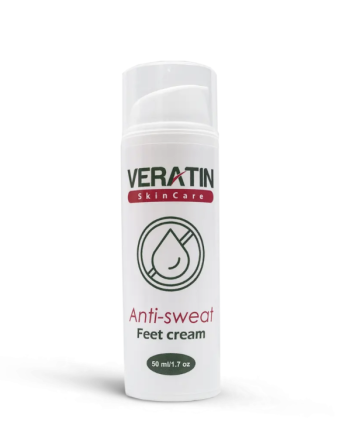 Крем от потливости ног Anti-sweat Feet cream, Вератин, Flosvita, Veratin Skin Care, 50 мл. флакон Харьков