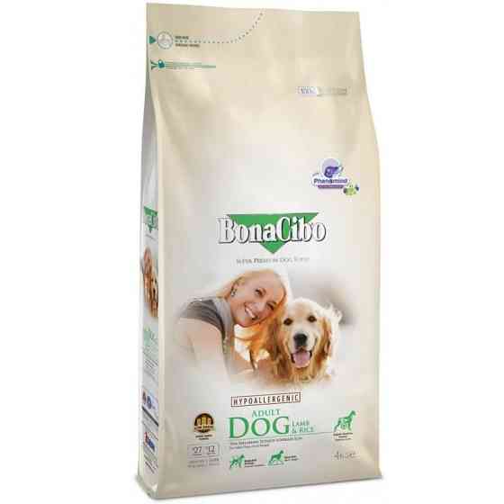 BonaCibo Adult Dog Lamb Rice (Бонасібо Едалт Дог Ягненька Ріс) сухий корм для собак усіх порід 4 кг. Запоріжжя