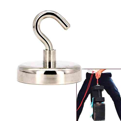 Магнит неодимовый поисковый с крючком 60x15мм N52 до 110кг Винница