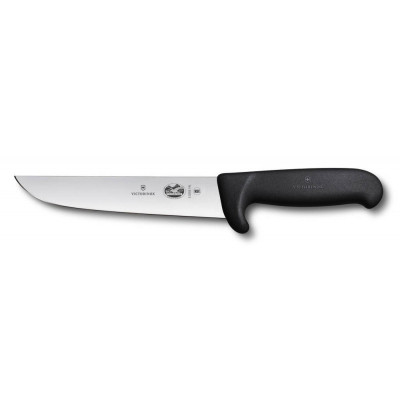Кухонный нож Victorinox Fibrox Butcher 18 см Black (5.5203.18) Винница - изображение 1