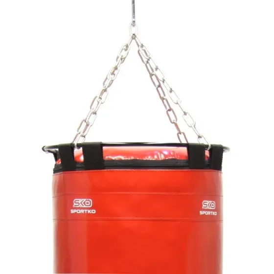 Мішок боксерський Еліт МП-02 ПВХ SPORTKO (d-30 см,вага-20-25кг, h-110см) Вишнёвое