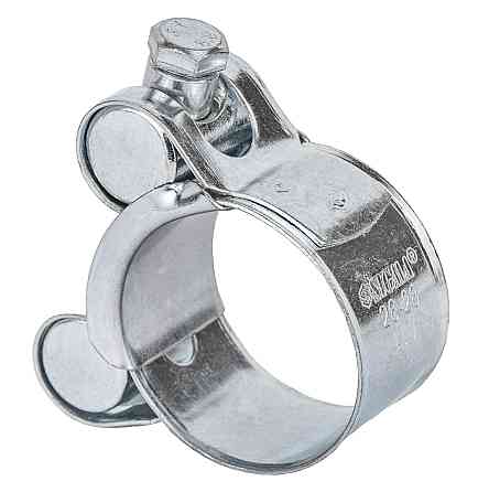 Хомут силовой оцинкованный 18мм Ø26-28мм (КРАТНО 10шт) SIGMA (2509071) Киев