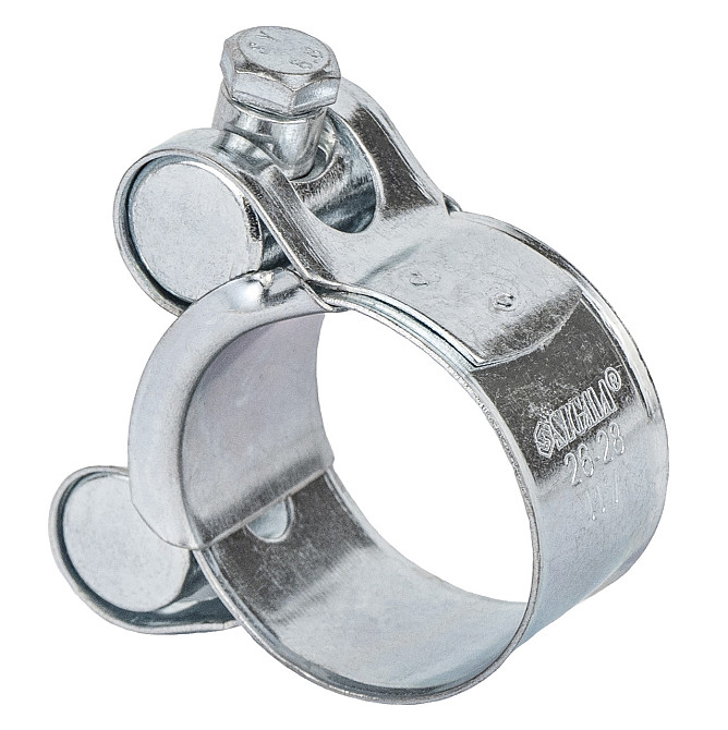 Хомут силовой оцинкованный 18мм Ø26-28мм (КРАТНО 10шт) SIGMA (2509071) Киев - изображение 4