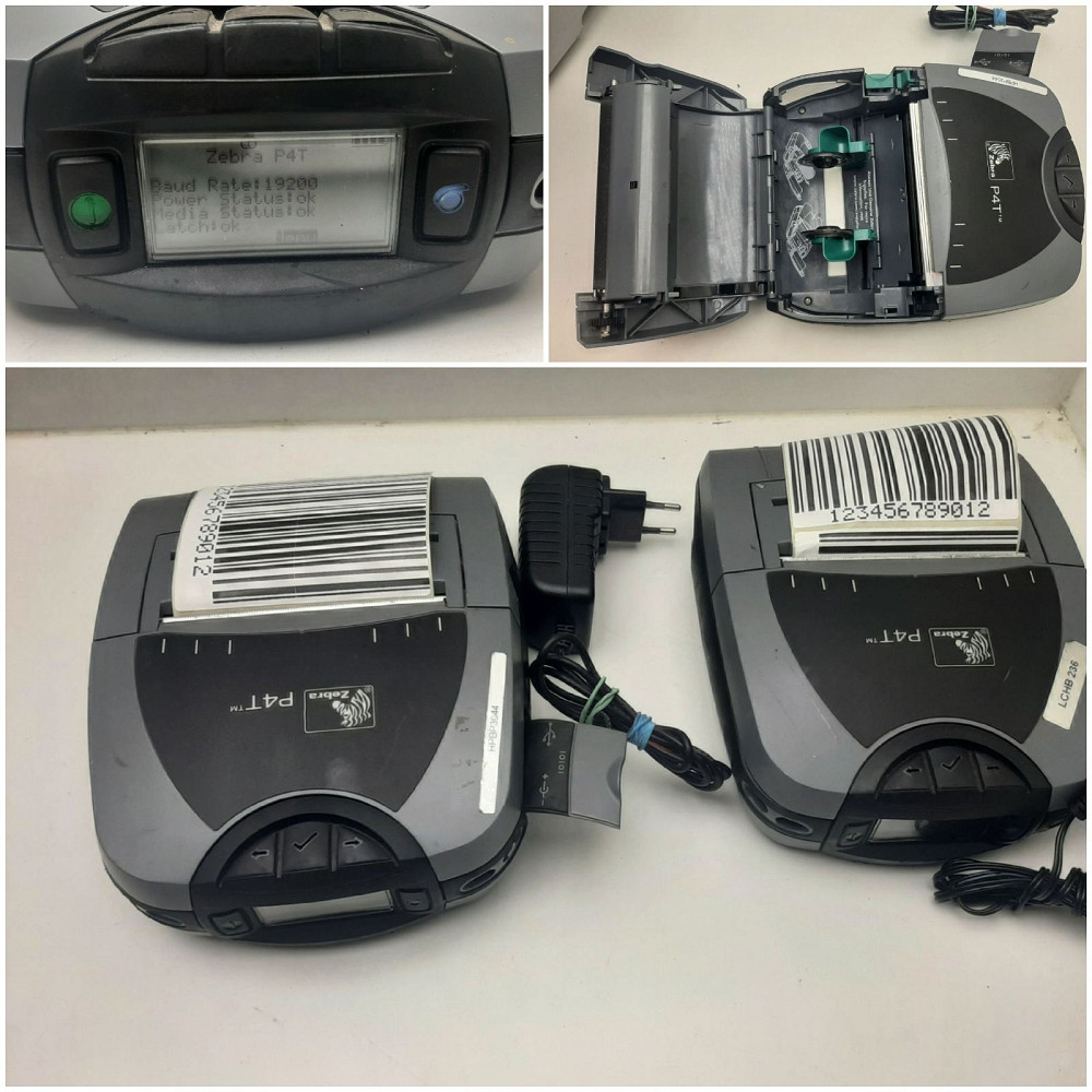 Мобільний принтер етикеток Zebra P4T Луцьк - фото 1