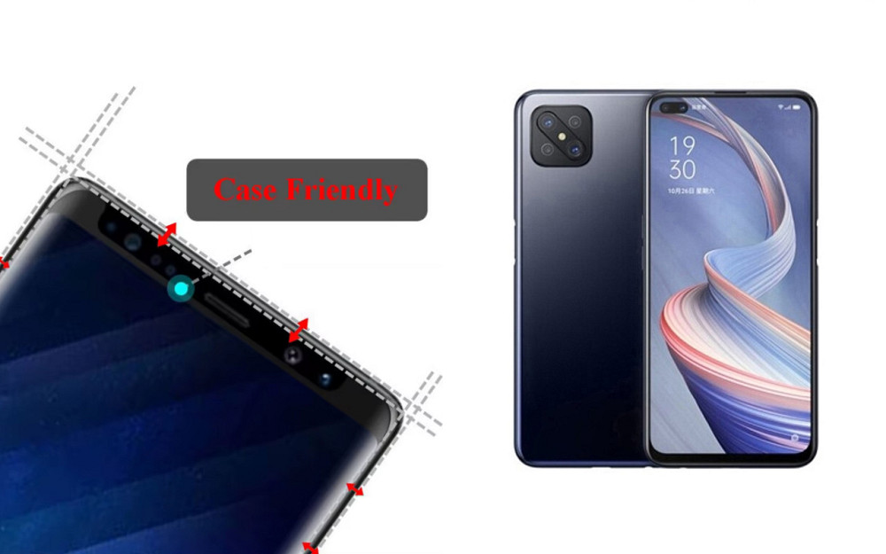 Захисне скло HyperGlass Pro для Oppo Reno 4 Z 5G – максимальна чутливість та захист Київ - фото 4