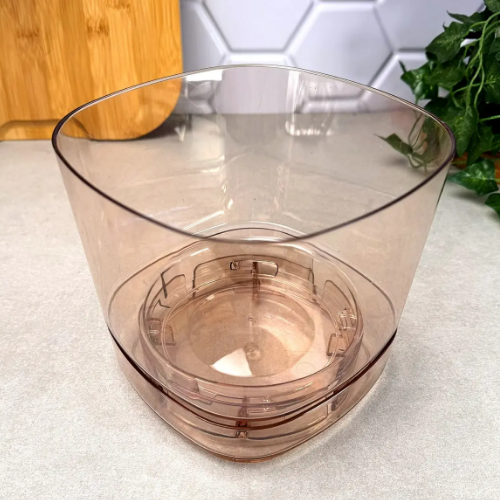 Вазон Pera Орхідея 2,3л карамельно-бурштиновий прозорий ELIF Житомир - изображение 4