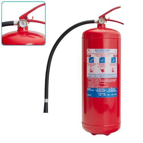 Порошковый огнетушитель с манометром 9 кг от Пожтехника Харьков - изображение 1