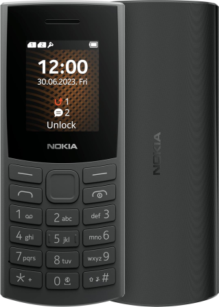 Мобильный телефон Nokia 105 4G Edition (2023) Dual SIM Charcoal-1.8