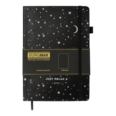 Книга записна Buromax RELAX А5 96 аркушів, чистий (чорн. бум.) білий (BM.295401-12) Вінниця - фото 2