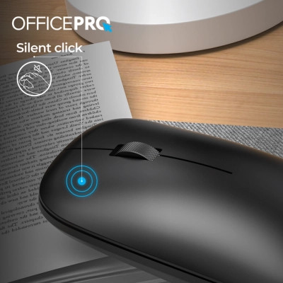 Мишка OfficePro M225B Silent Click Wireless Black (M225B) Вінниця - фото 5