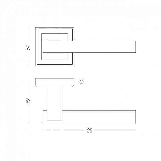РУЧКА ДЛЯ ДВЕРЕЙ НА РОЗЕТЦІ LOFT Київ