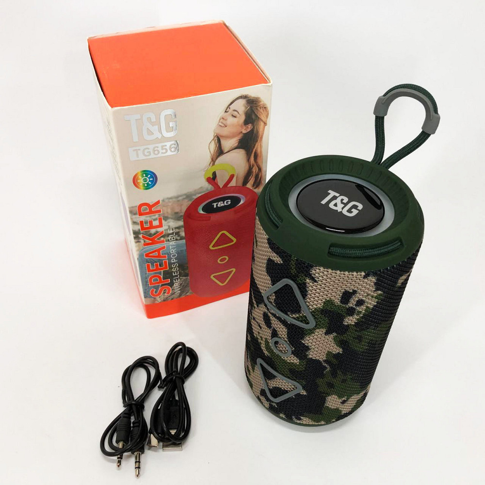 Блютуз акустика з радіо TG656, Bluetooth колонка з led підсвічуванням, Колонка usb s Bluetooth FM-18 Івано-Франківськ - фото 6