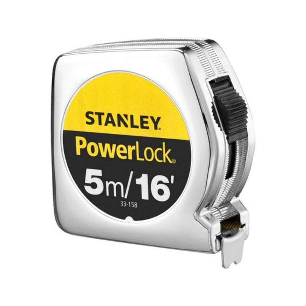 Рулетка STANLEY POWERLOCK 5м х 19мм армована стрічка  (0-33-158) Одеса - фото 1