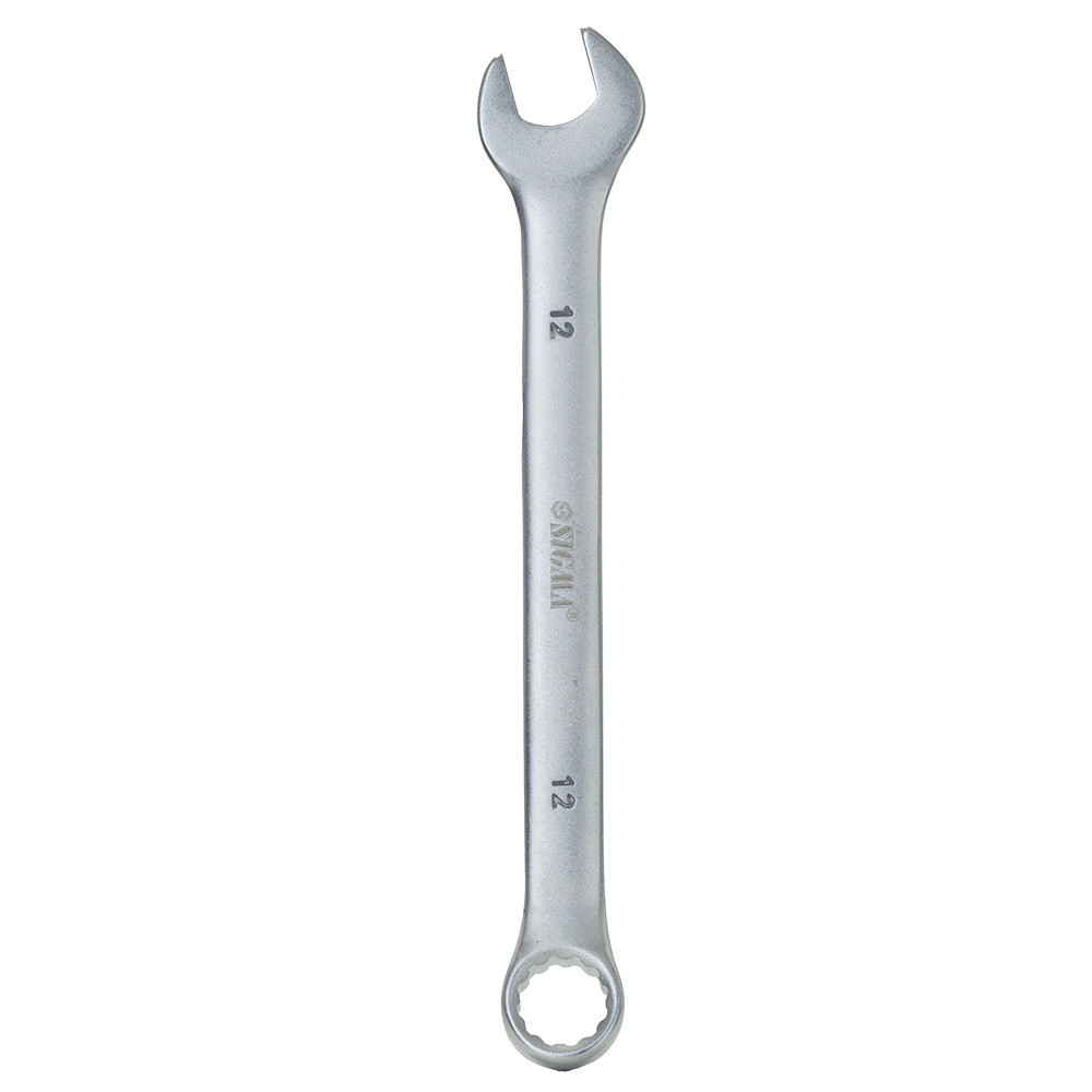 Ключ рожково-накидной 12мм CrV satine SIGMA (6021121) Киев - изображение 1