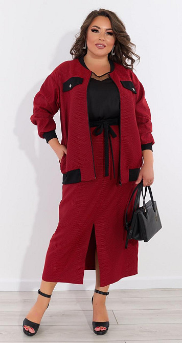 Красивый костюм с юбкой (48) Киев - изображение 2