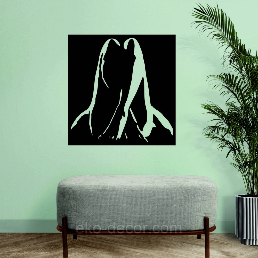 Декоративное настенное Панно «Силуэт женщины», Декор на стену Киев - изображение 4