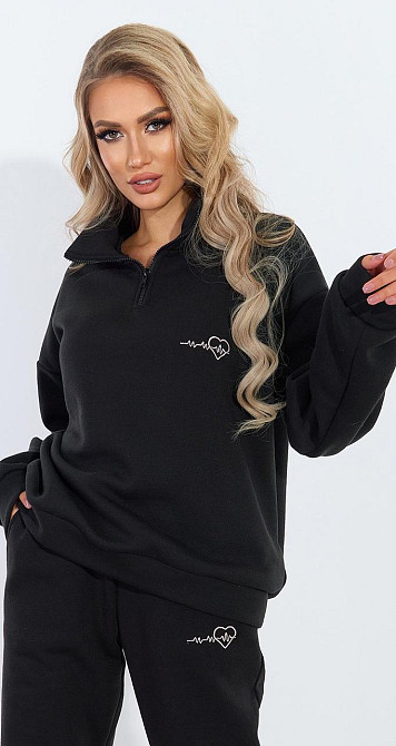 Теплий костюм на флісі з вишивкою (50) Київ - фото 1