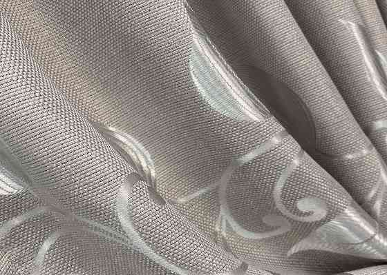 Комплект готових штор VR-Textil Льон Рогожка № 1688ш Світло-сірий 100х270 см 2 шт (31-0024) Київ