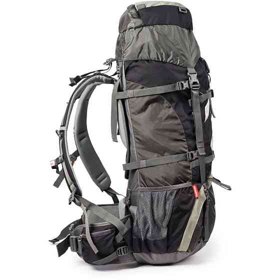 Рюкзак туристичний Naturehike NH70B070-B, 70 л + 5 л, чорно-сірий Рівне