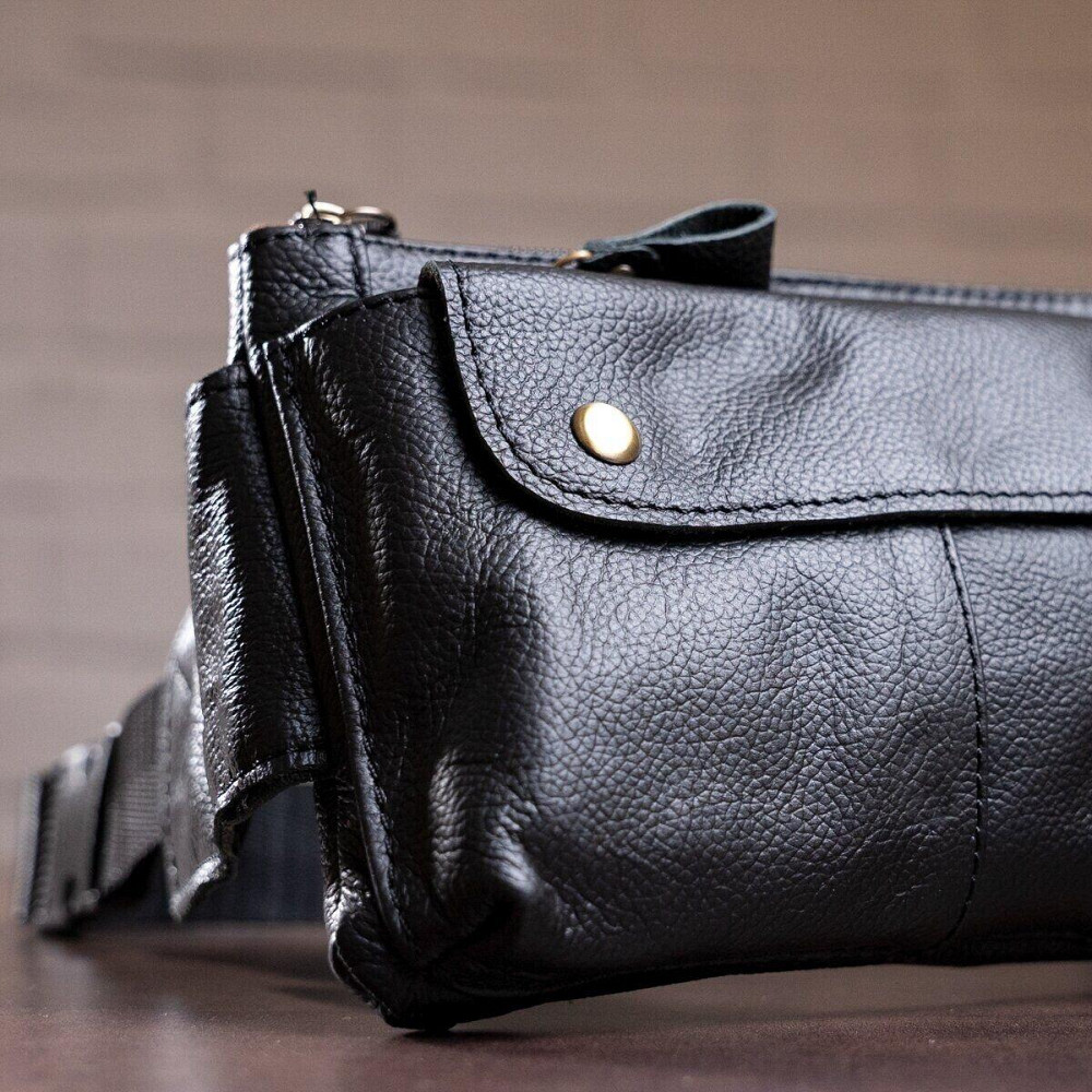 Бананка кожаная Черная (Vintage) Киев - изображение 10