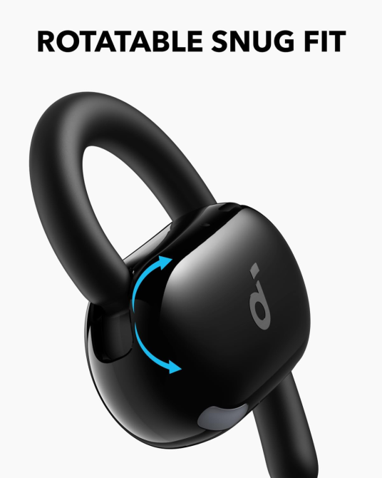 Беспроводные наушники Anker Soundcore V20i Black открытые Bluetooth 5.4 спортивные влагозащищенные наушники с BassUp Киев - изображение 4