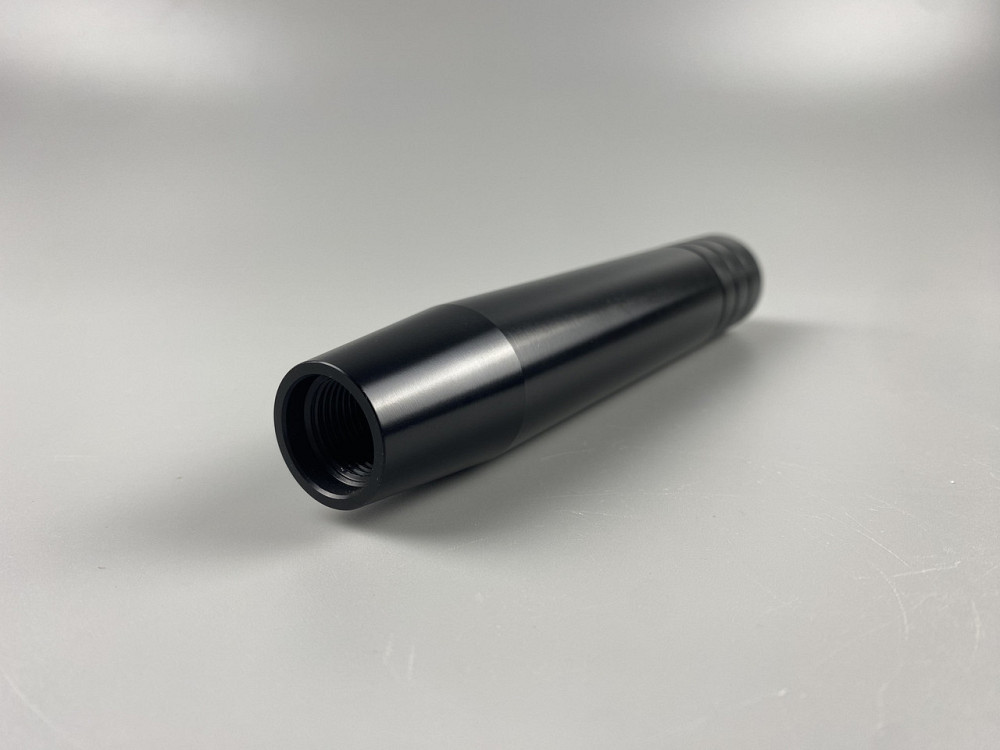 Насадка для важеля КПП чорна 13 см, ергономічна ручка для коробки передач із 3 універсальними штуцерами Мукачево - фото 5