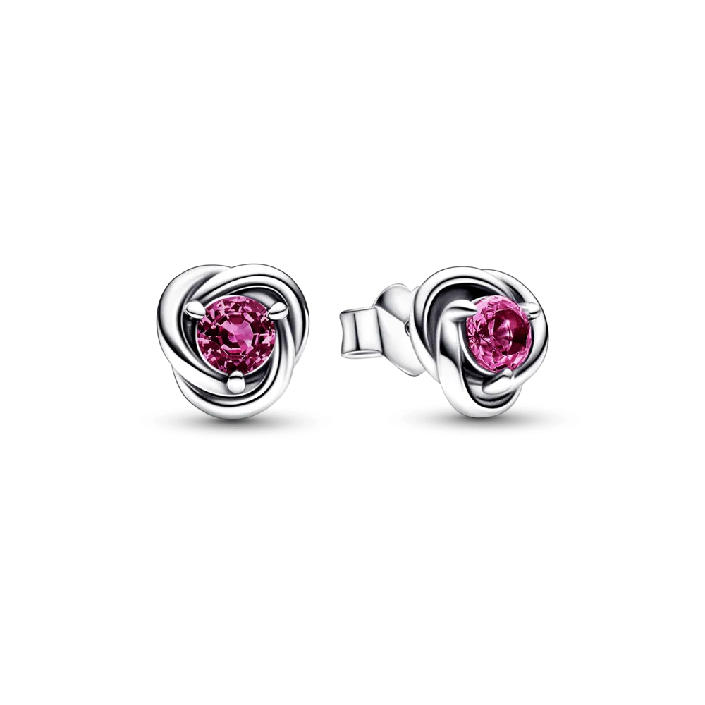 Срібні сережки   "Рожеве коло вічності" 292334C05 MasterSem Київ - фото 1