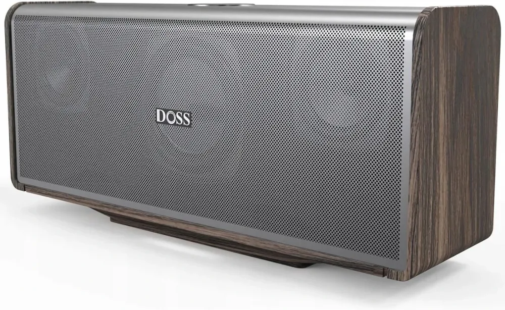 Портативна колонка Портативний динамік DOSS SoundBox XL Ultra czarny 80 W bezprzewodowy Drewno Київ - фото 1