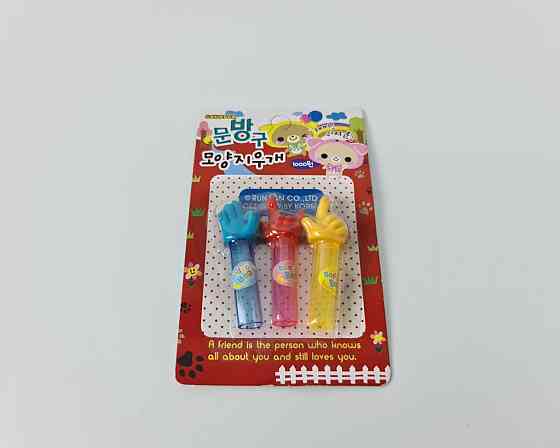 Гумка для стирання "Жести" в блістері 3 шт. арт NoST-23516 # (1 шт.) Харків