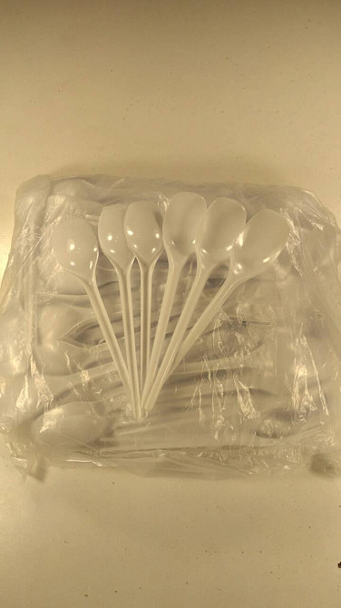 Пластикова Ложка чайна Максі 200 шт Юніта Харків - фото 1