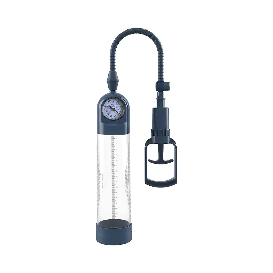 Вакуумна помпа для пеніса Boners Penispump With Pressure Gauge Львів - фото 3