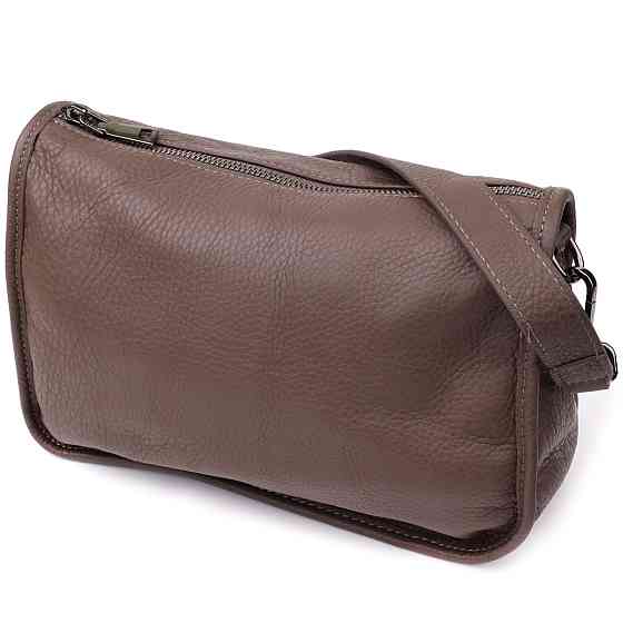 Женская сумка на плечо из натуральной кожи Коричневый (Vintage) Киев